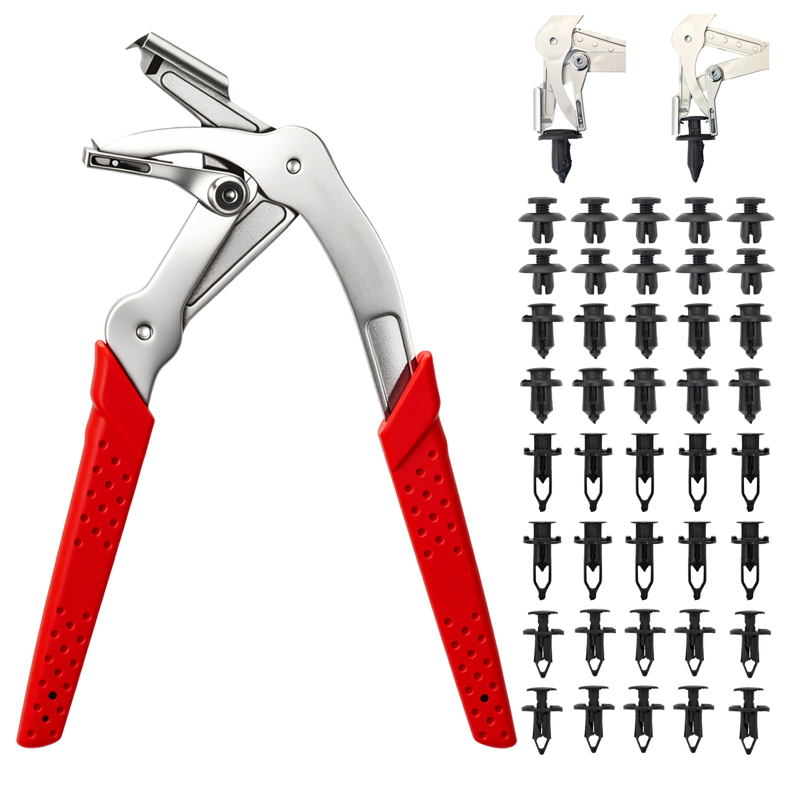 Car Workshop Tools Equipment - كماشة مشابك السيارات مع 40 مشبك