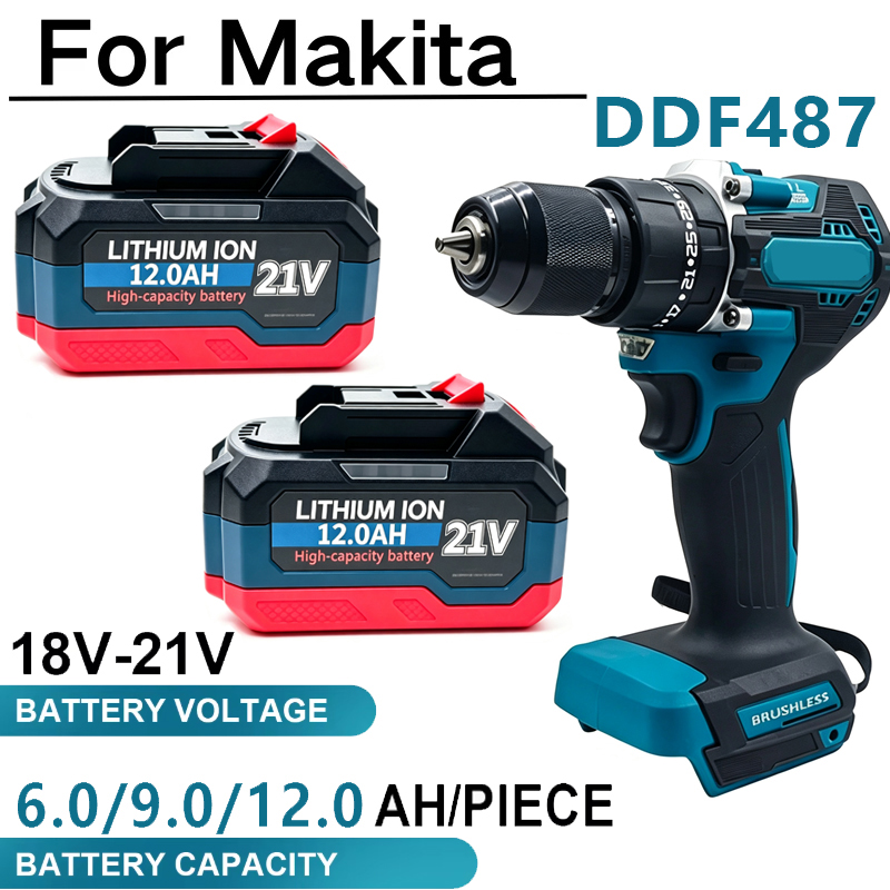 بطارية 18-21 فولت 12.0 أمبير س - مراجعة Makita Drill Ddf484 وسعره