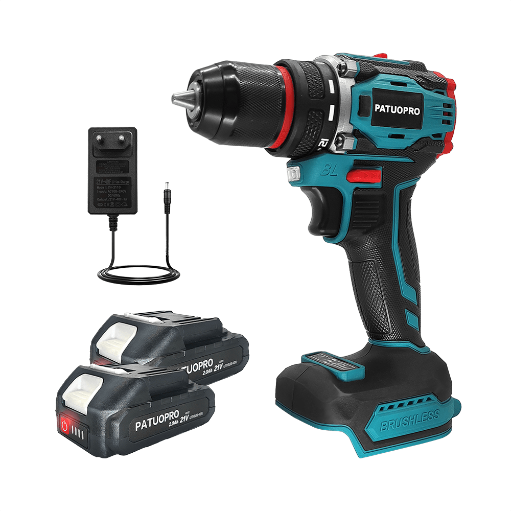 PATUOPRO 21 فولت اللاسلكية فرش - مراجعة Makita Drill Ddf484 وسعره