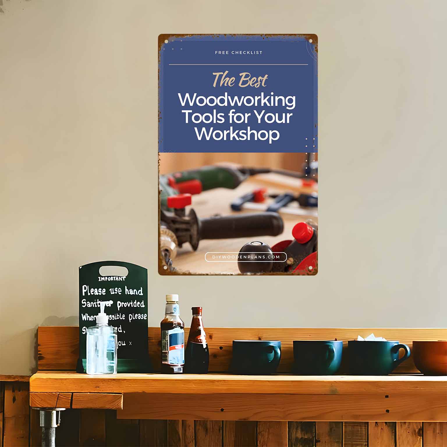 ملصق مخطط فحص مجاني لتزيين ورش - مراجعة Best Tools For Workshop وسعره