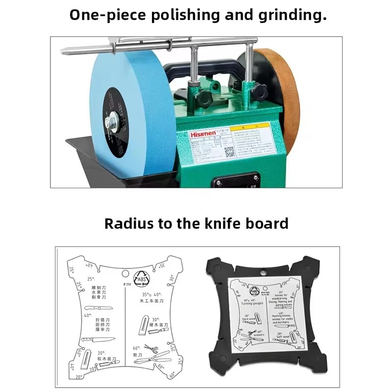 آلة طحن كهربائية ثنائية العجلا - مراجعة Workshop Tools Knife Sharpener وسعره