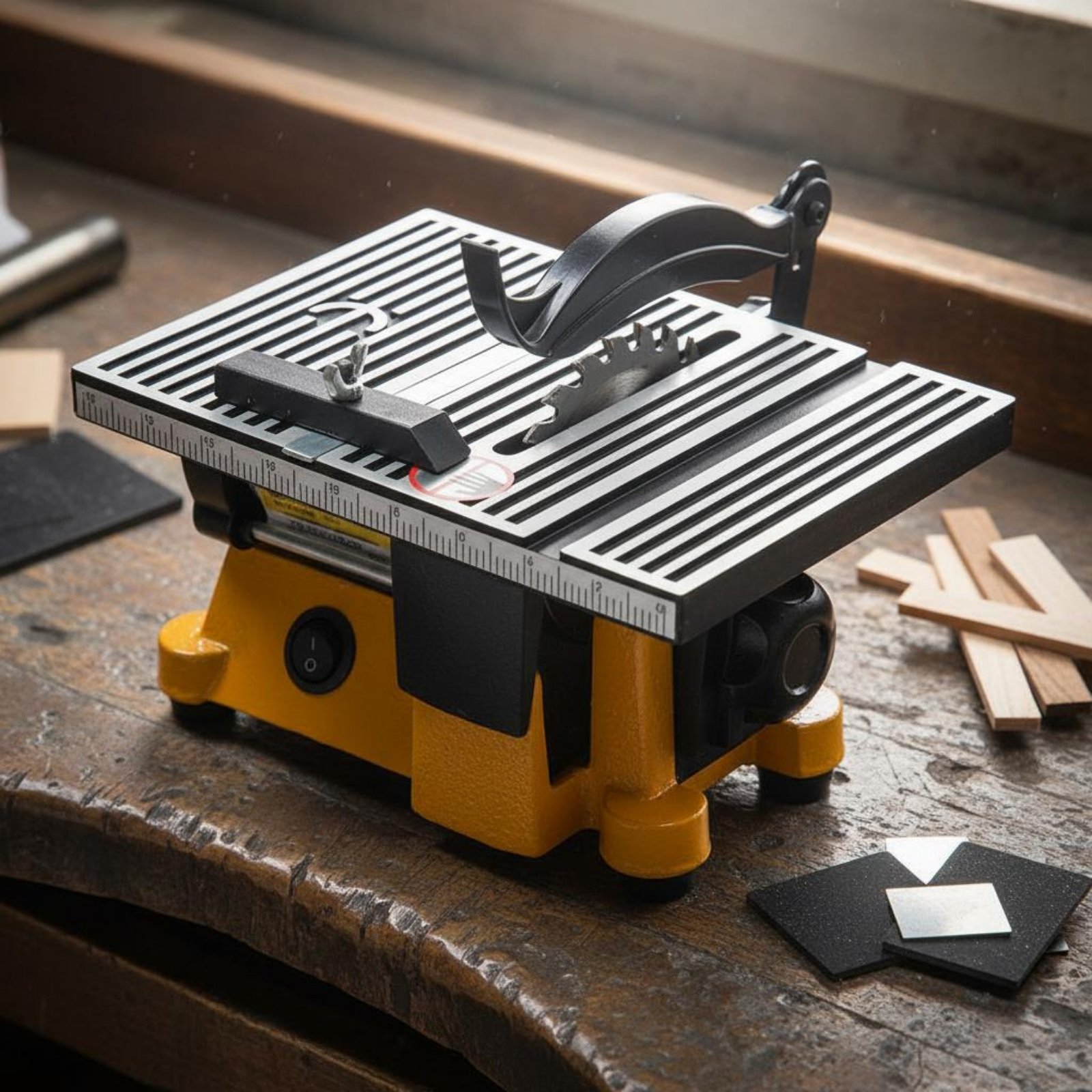 منشار طاولة صغير محمول، آلة قط - مراجعة Power Tools In Workshop وسعره